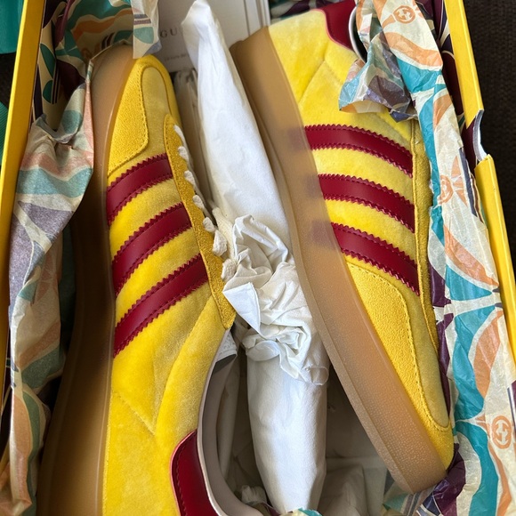 Brand new Gucci Adidas Gazelle Sneakers Men’s Tennis Shoes 7 - Picture 6 of 7